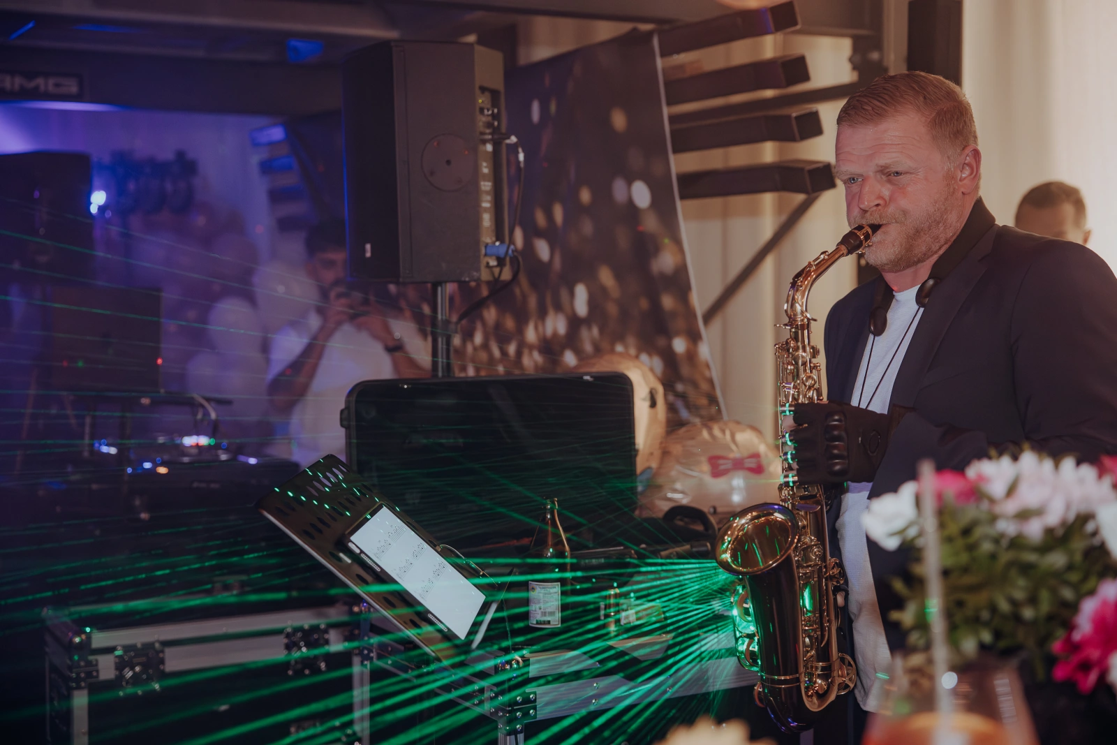 Live-Musik bei einer Hochzeit