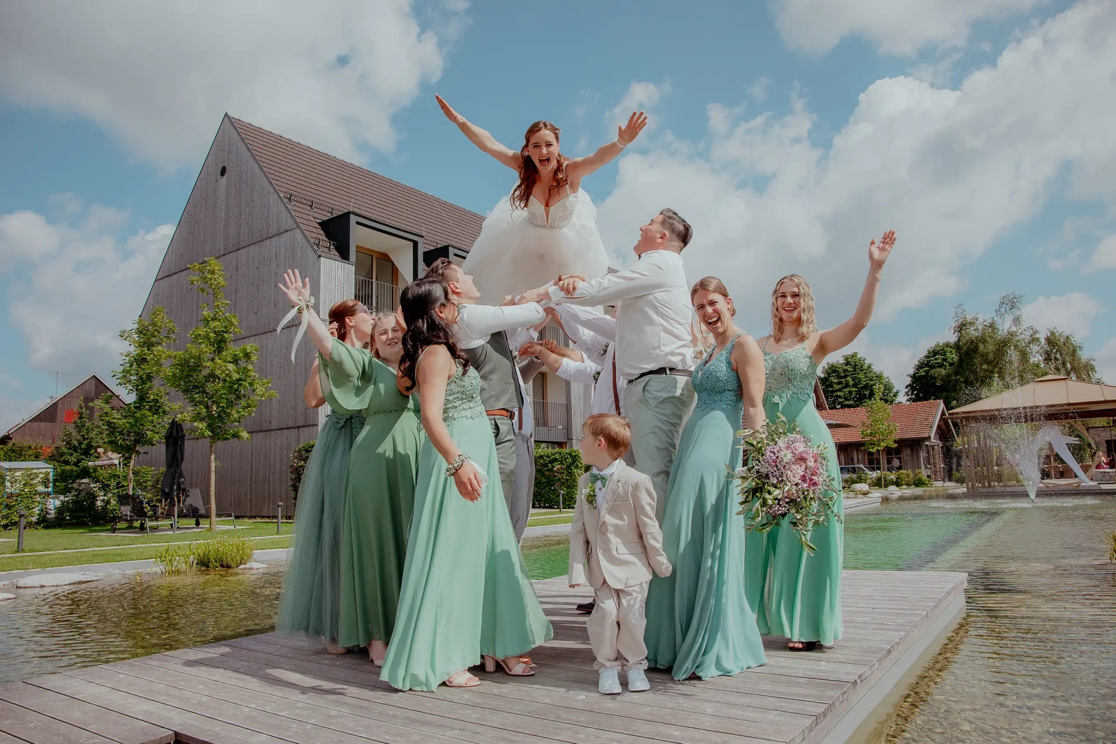 Nathalie & Florian, echtes Hochzeitspaar